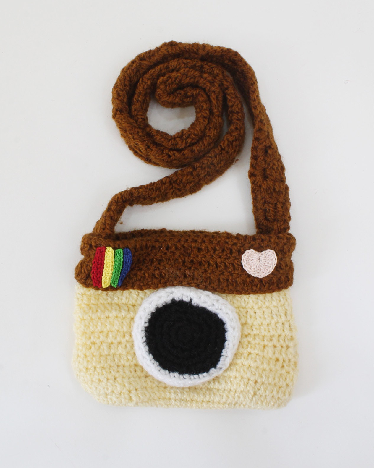 Woonie Handmade Apliques Sling Bag - Brown