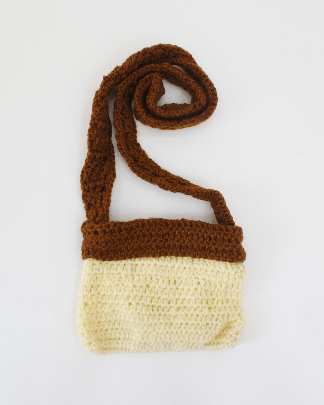 Woonie Handmade Apliques Sling Bag - Brown