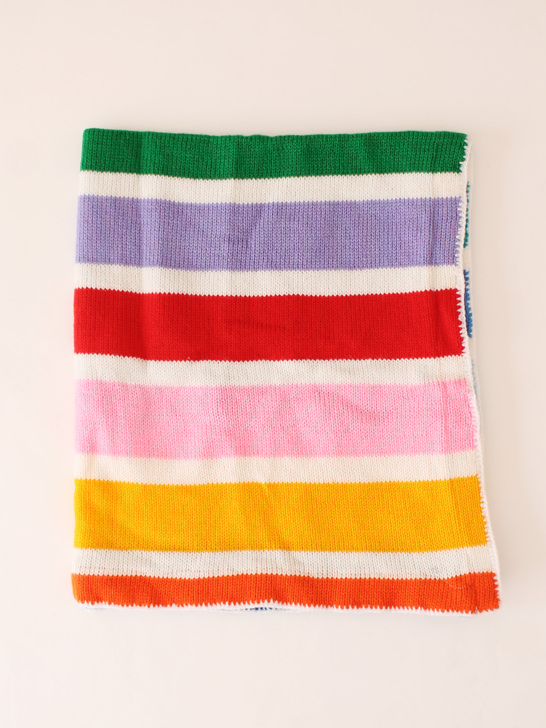 Woonie Striped Multicolored Blanket - Multi