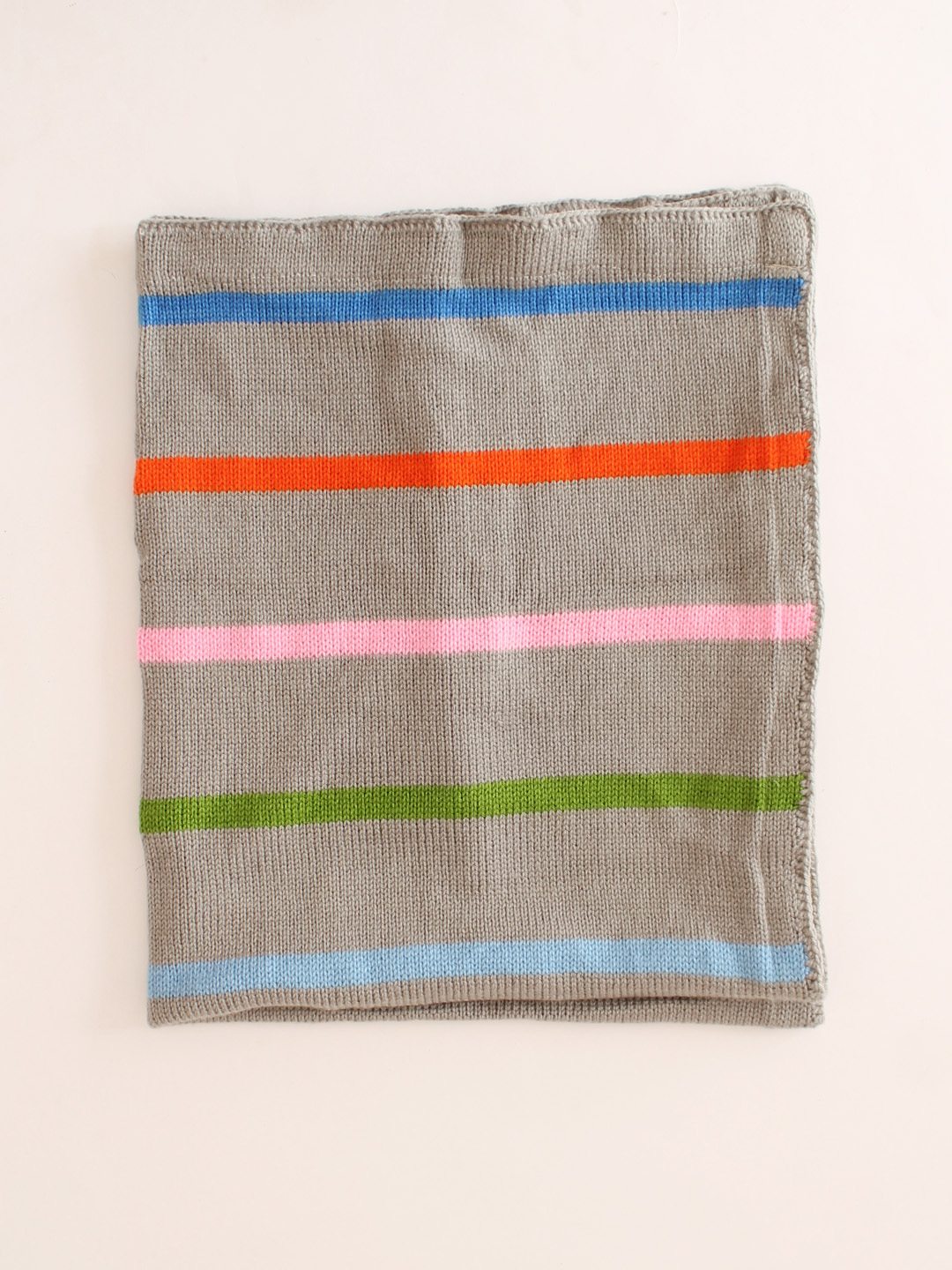 Woonie Striped Blanket - Grey