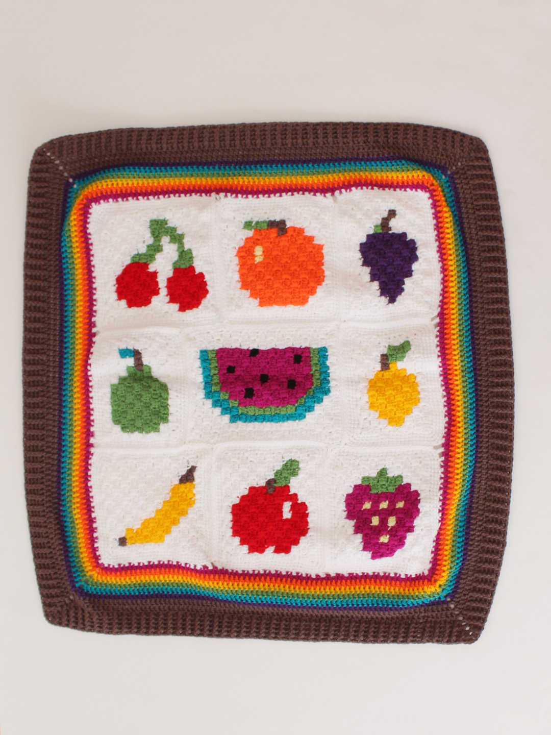 Woonie Handmade Fruit Blanket - Multi