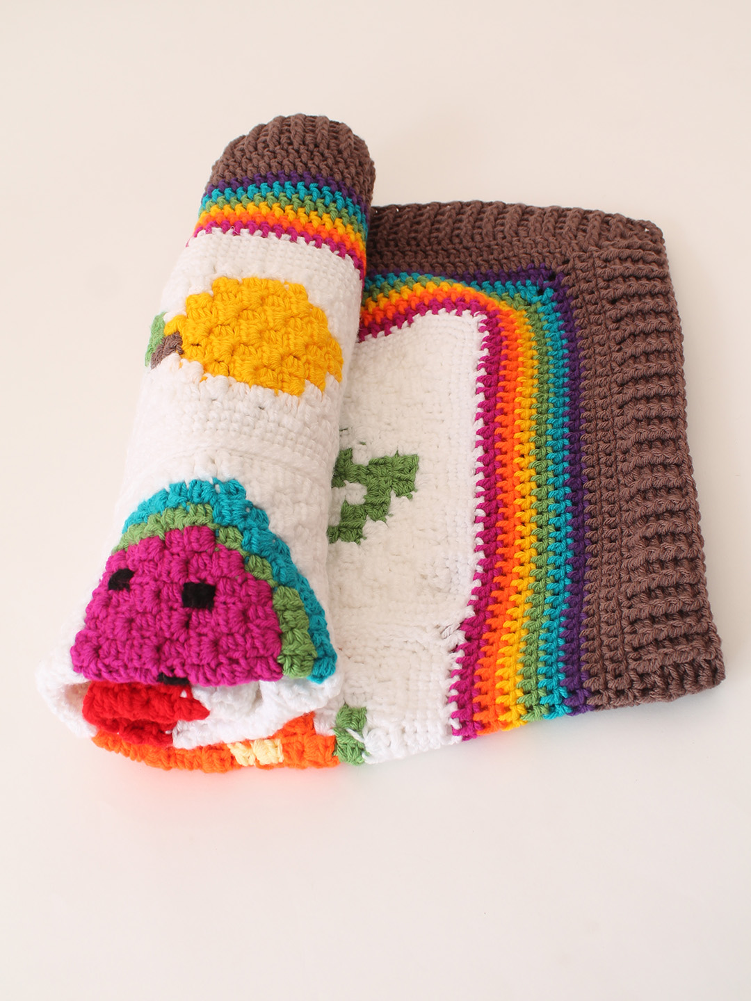Woonie Handmade Fruit Blanket - Multi