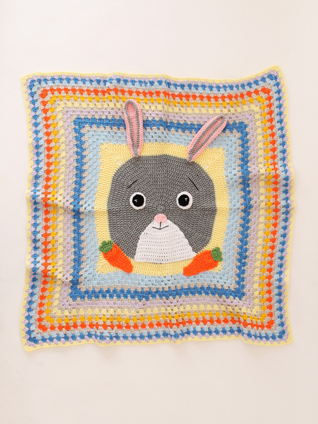 Woonie Handmade Bunny Blanket - Multi