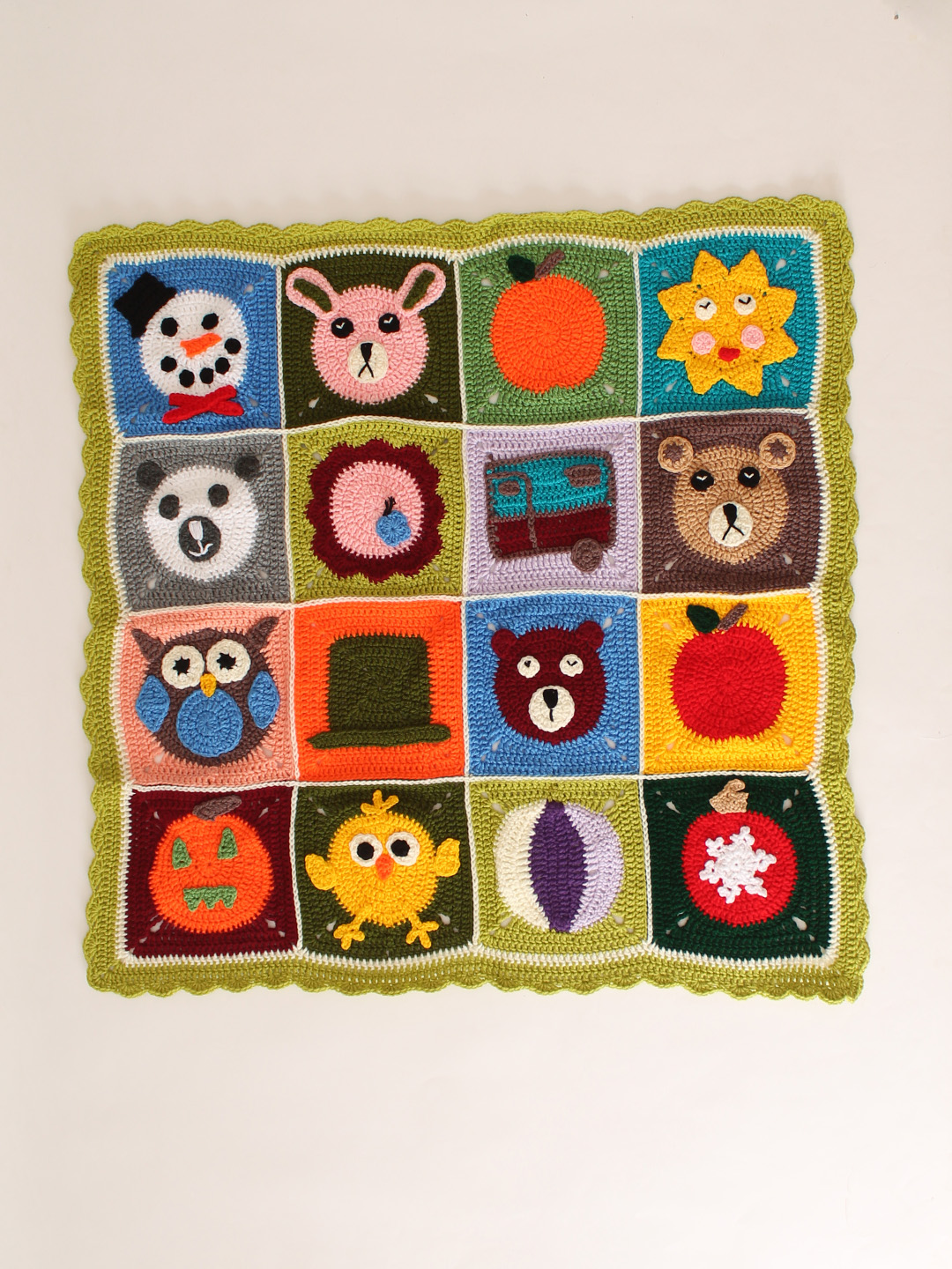 Woonie Handmade Character Blanket - Multi
