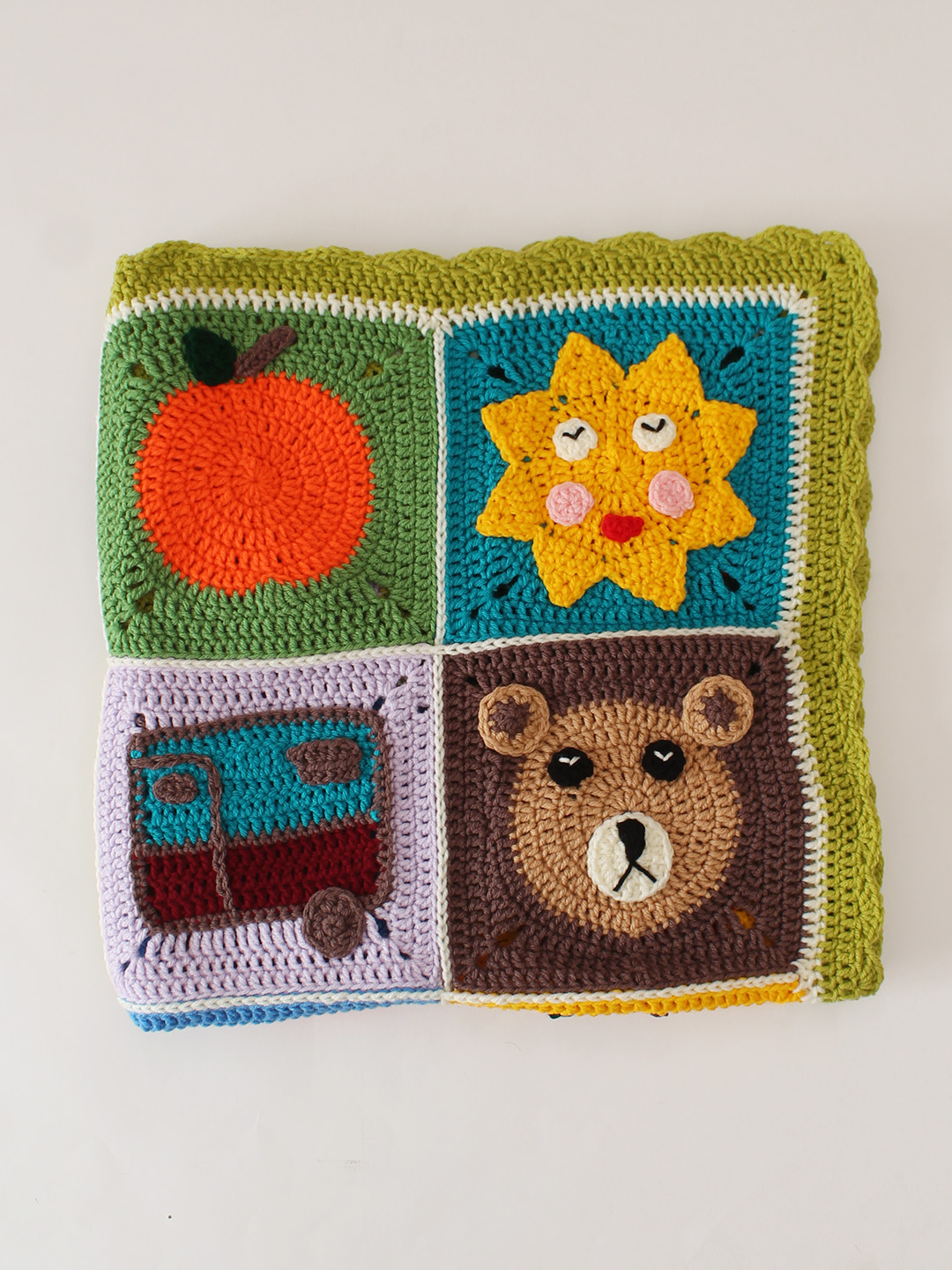 Woonie Handmade Character Blanket - Multi