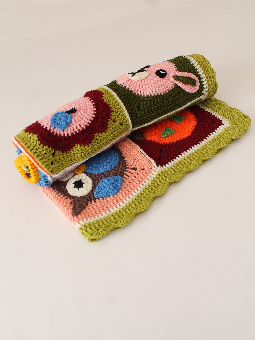 Woonie Handmade Character Blanket - Multi