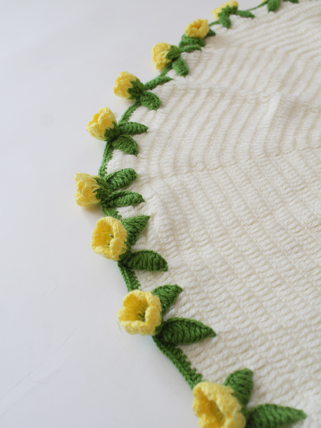 Rose Bouquet Blanket 2525 inch Blanket - Cream