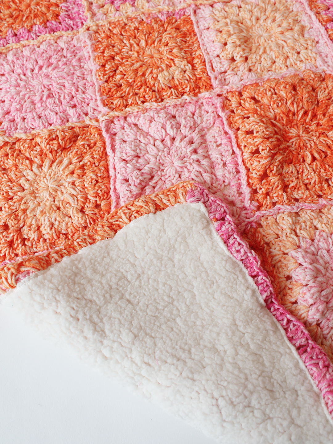 Woonie Handmade Granny Sqaure 4040 inch Blanket - Multicolor