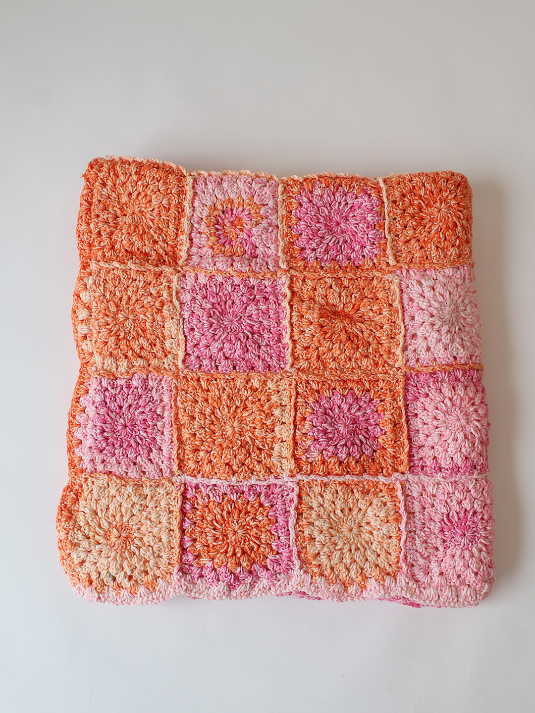 Woonie Handmade Granny Sqaure 4040 inch Blanket - Multicolor