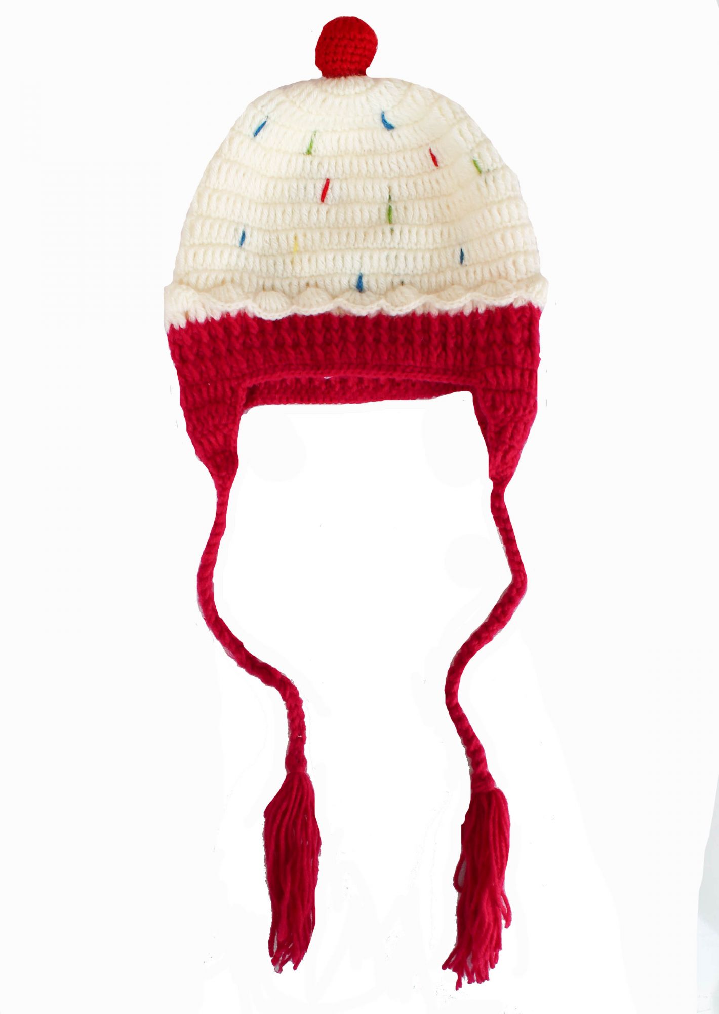 Pink Pudding Woolen Cap for Infants