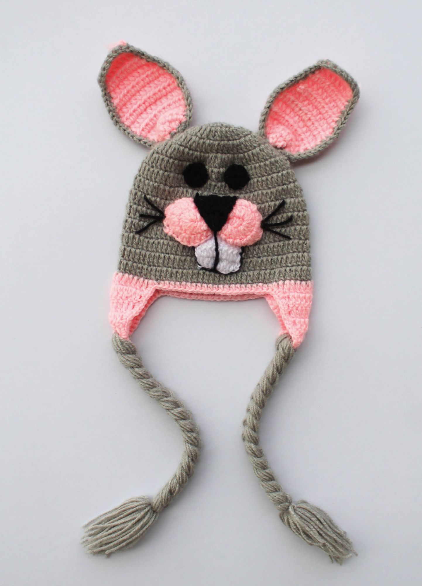 Handmade Bunny Cap for Infants