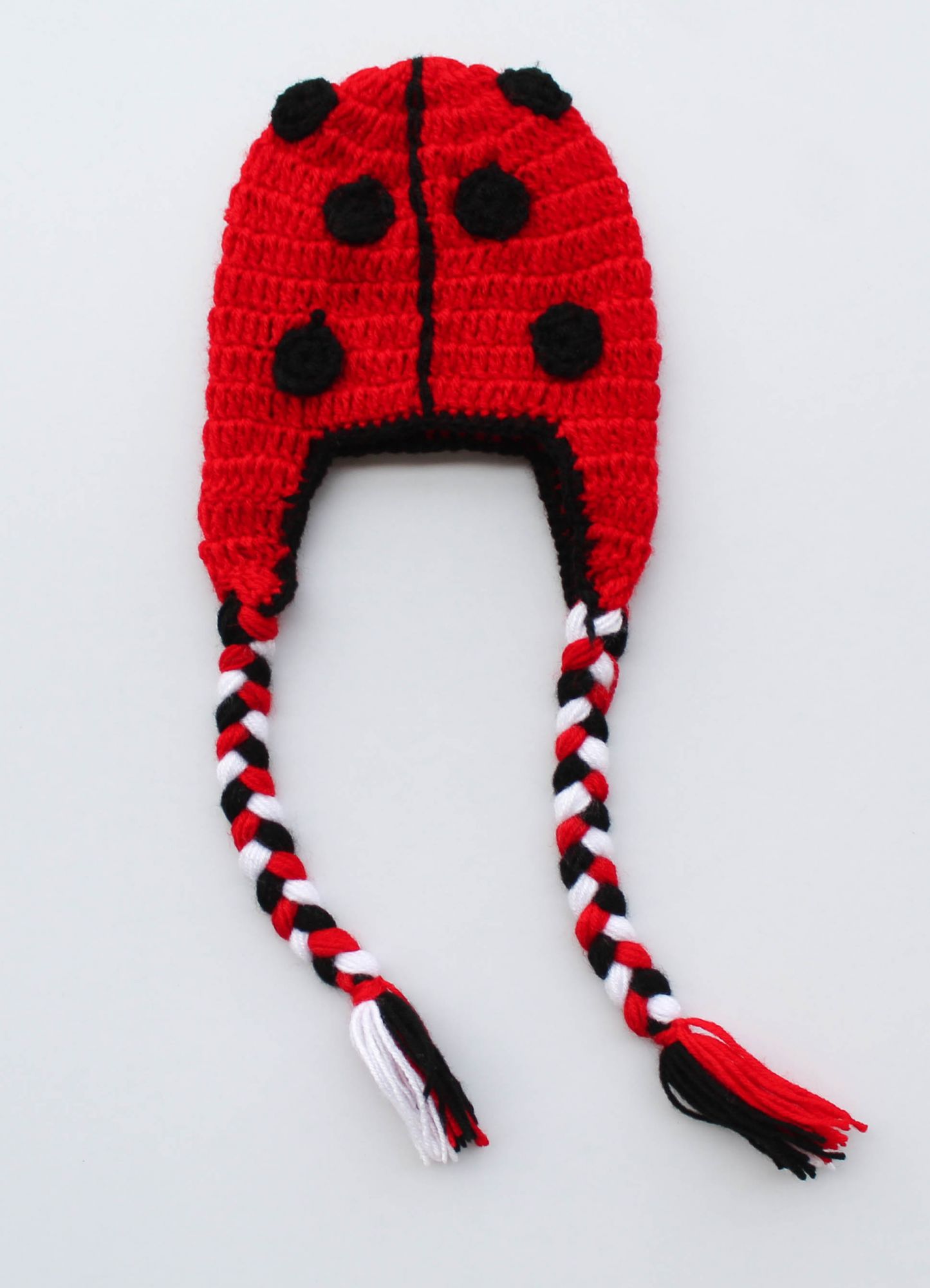Red Bug Woolen Cap for Infants