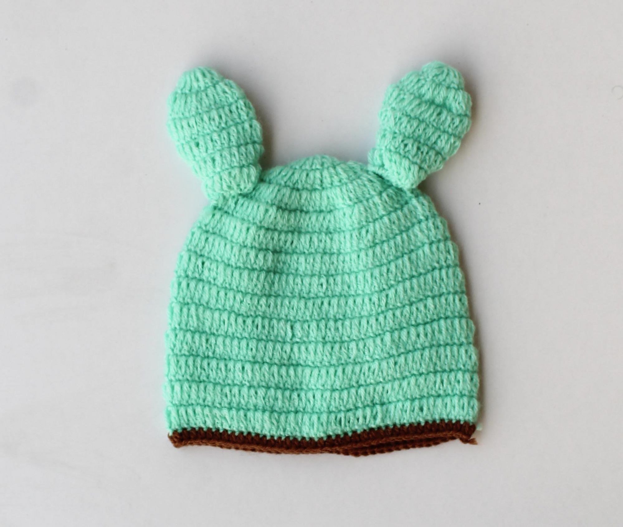 Green Woolen Cap for Infants
