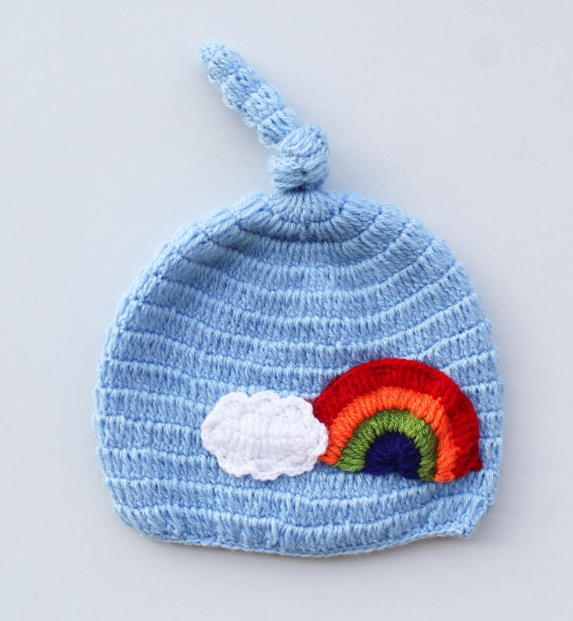 Bue Rainbow Woolen Cap for Infants