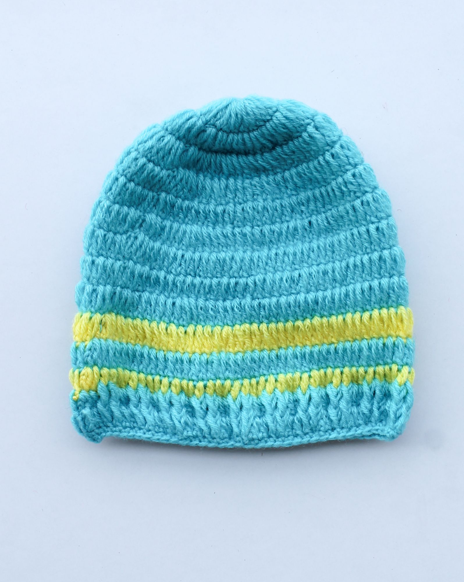 Woonie Handmade Solid Cap - Blue