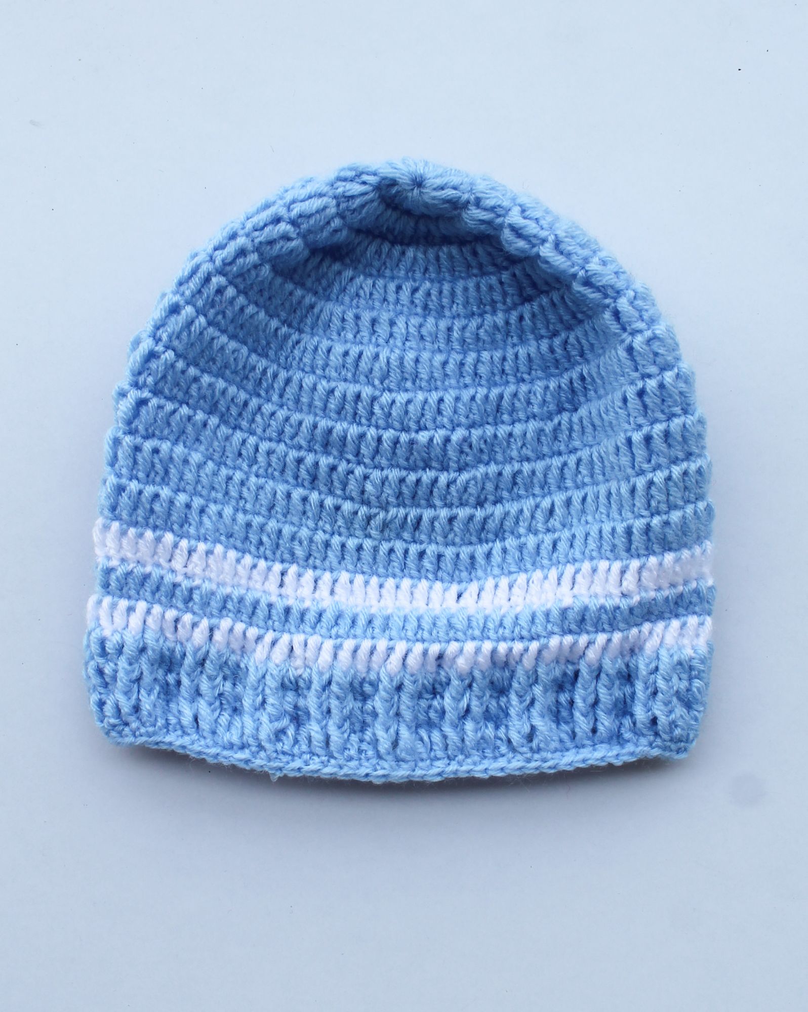 Woonie Handmade Solid Cap - Blue
