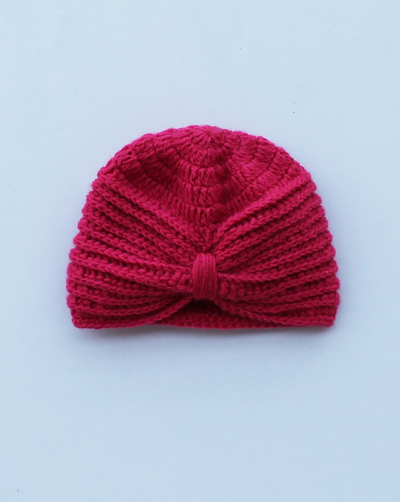 Woonie Handmade Turban Style Cap - Pink