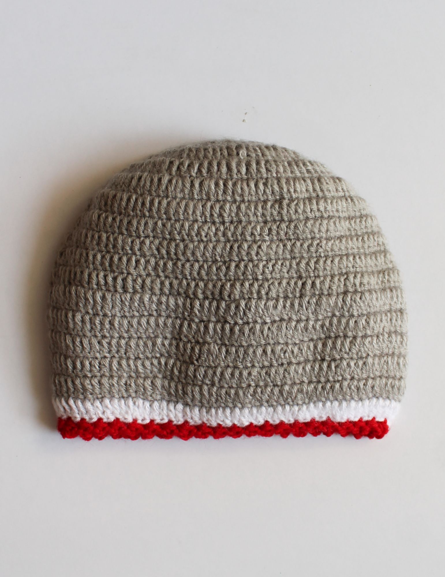 Woonie Handmade Flower Design Cap - Grey
