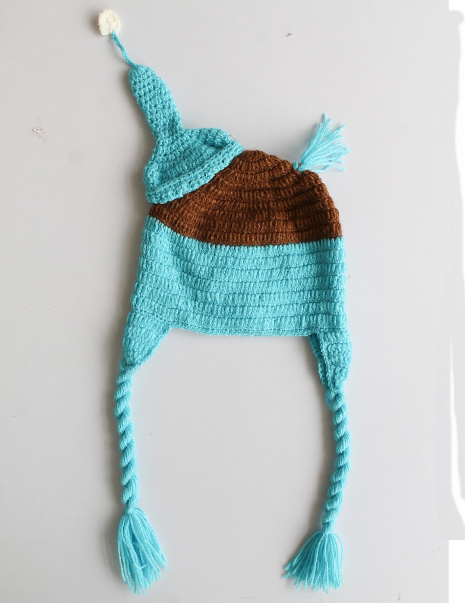 Woonie Handmade Eyes Patch Cap - Blue