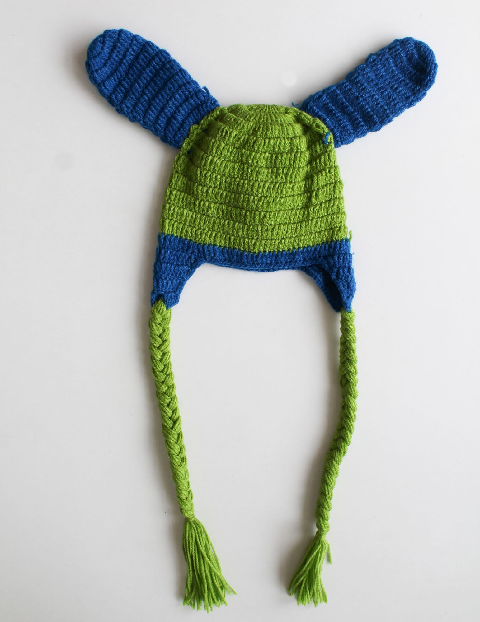 Woonie Handmade Dog Face Patch Cap - Green