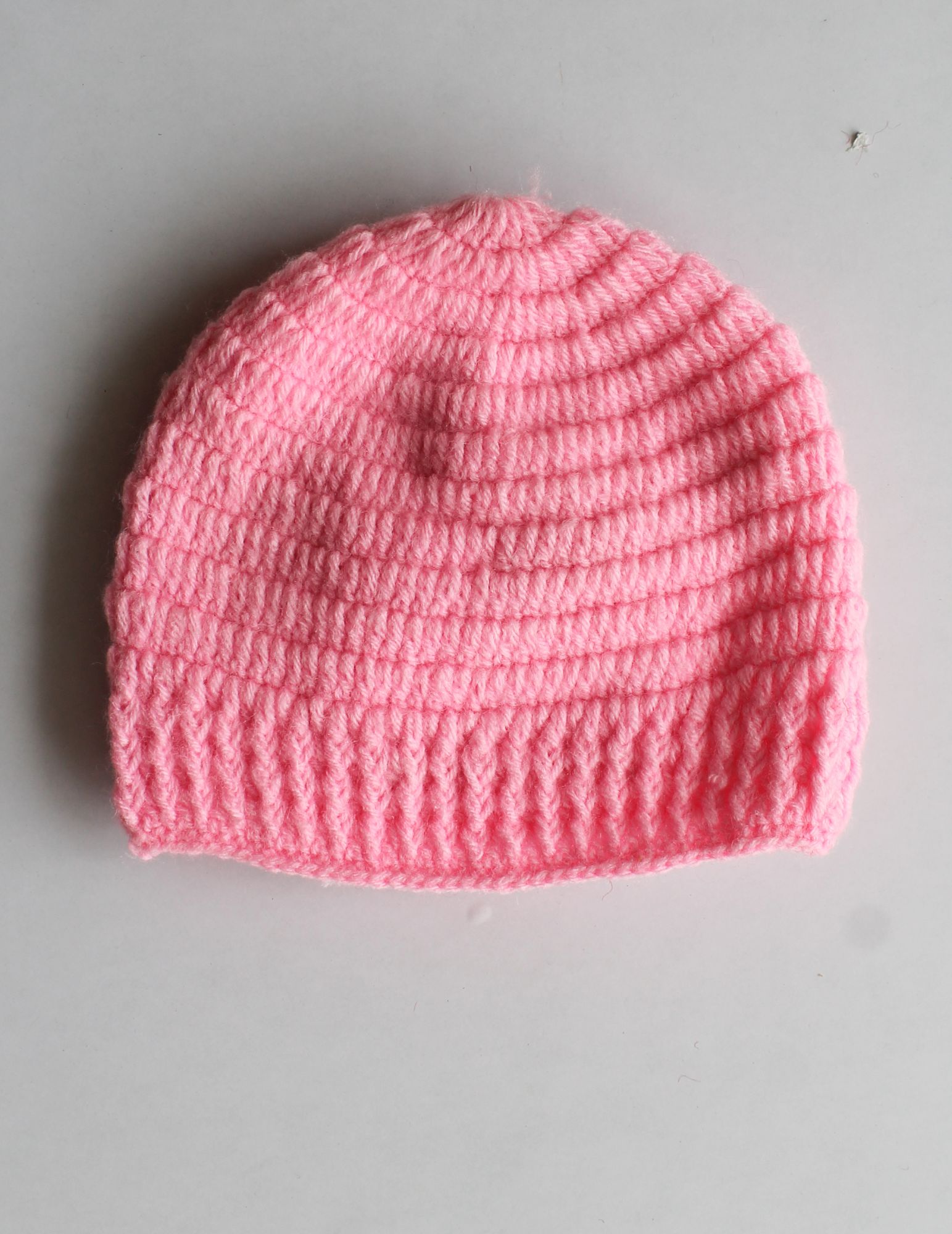 Woonie Handmade Flower Design Cap - Pink