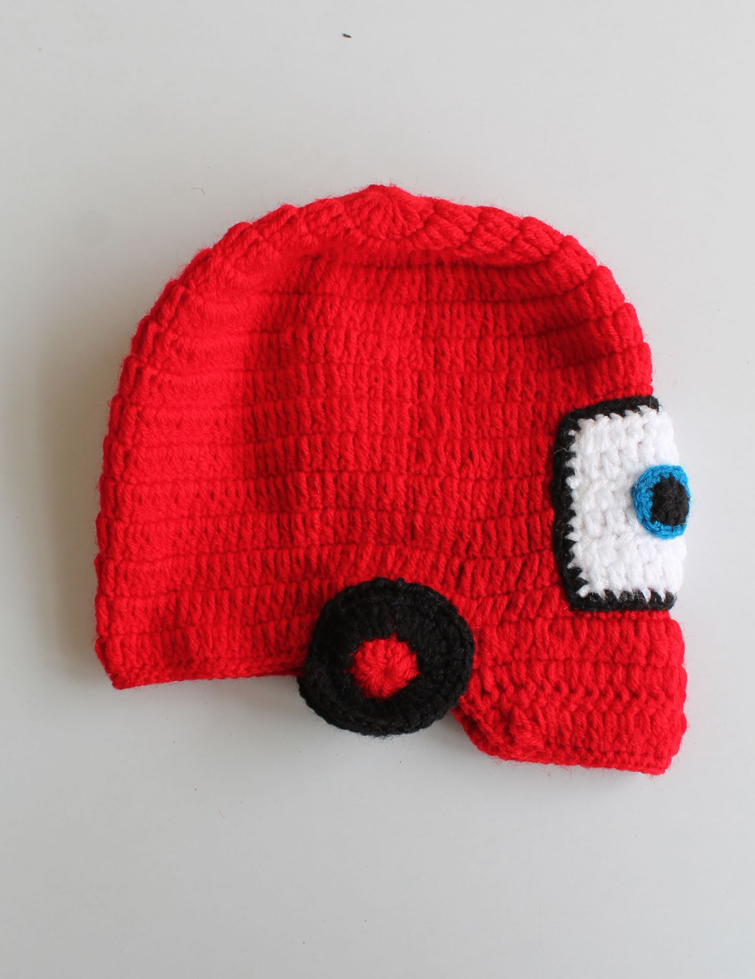 Woonie Handmade Patch Cap - Red