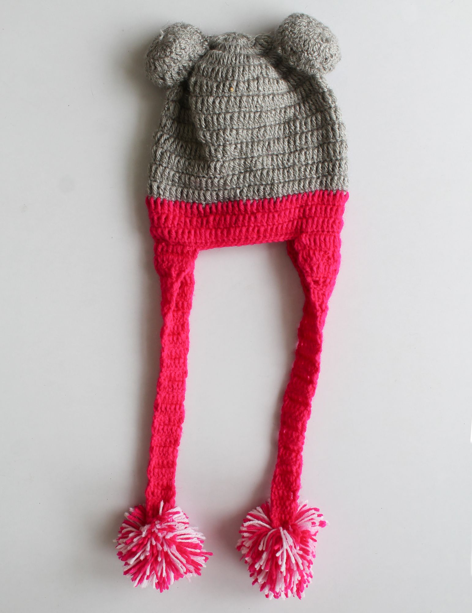 Woonie Handmade Eyes Patch Cap - Pink
