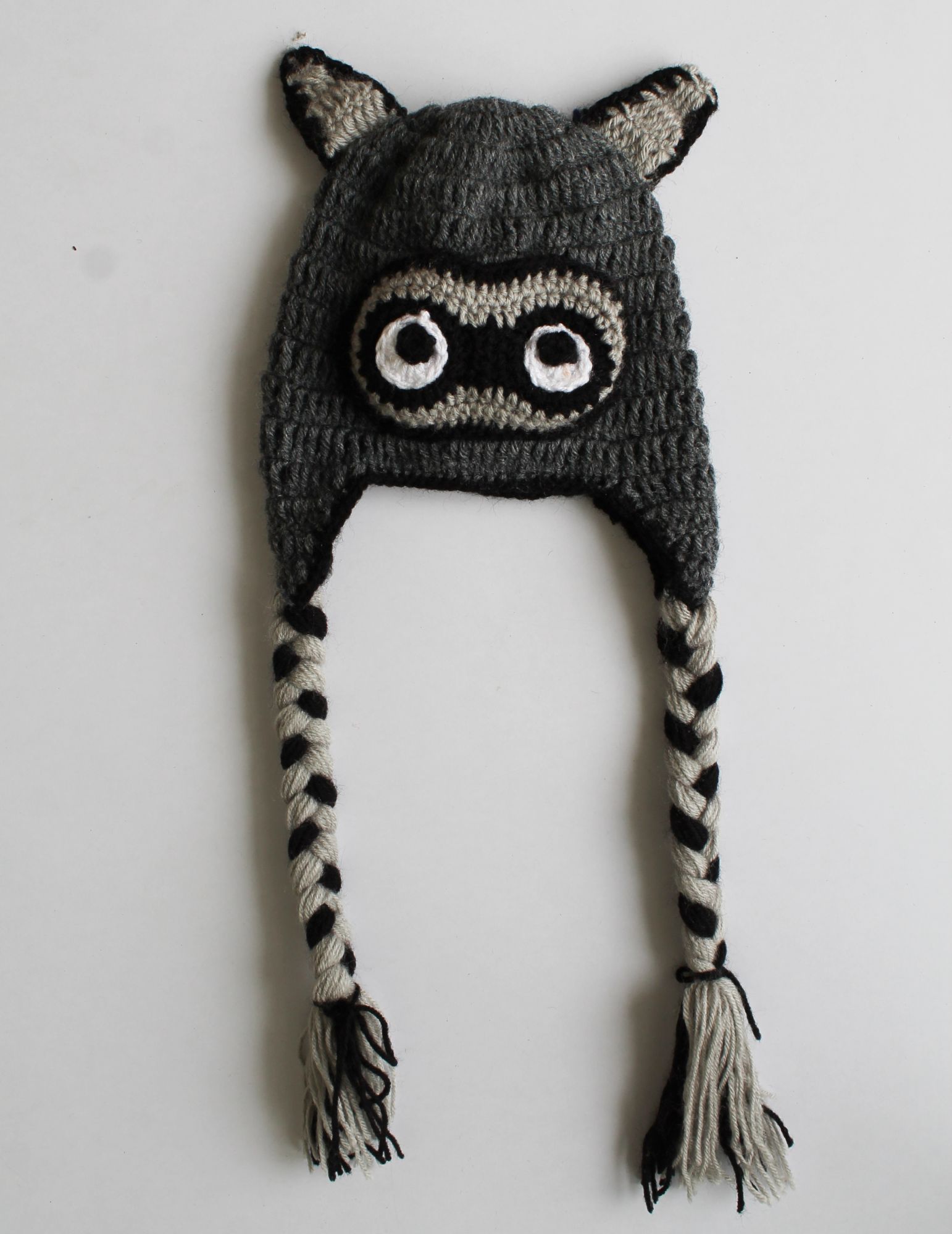 Woonie Handmade Eyes Patch Cap - Grey