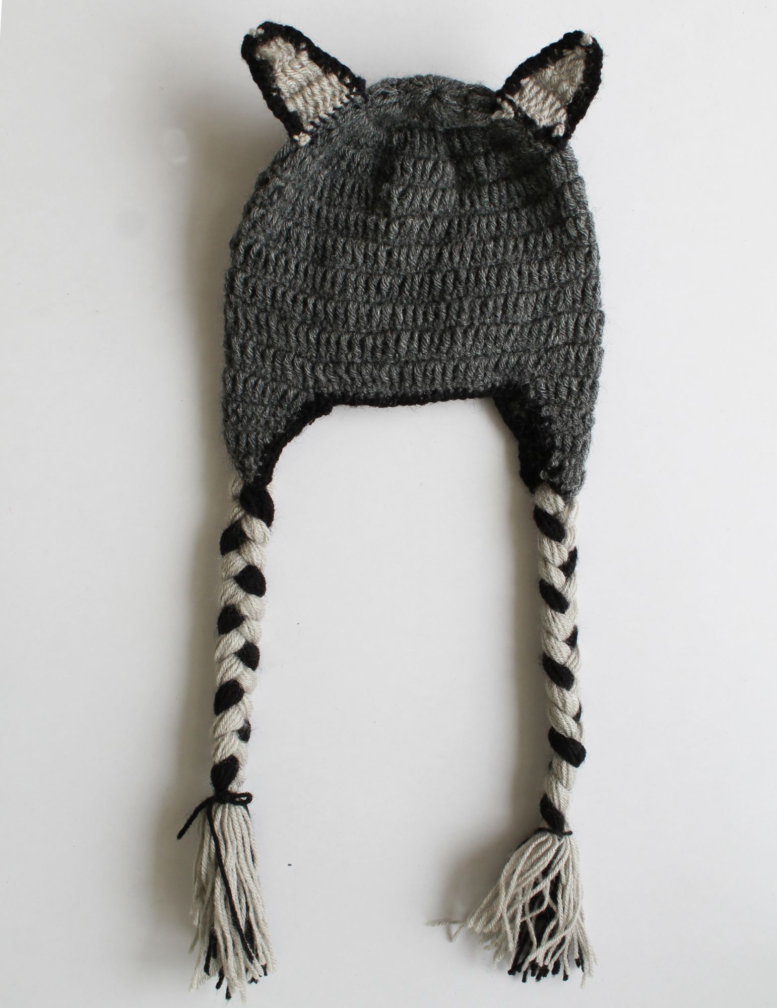 Woonie Handmade Eyes Patch Cap - Grey