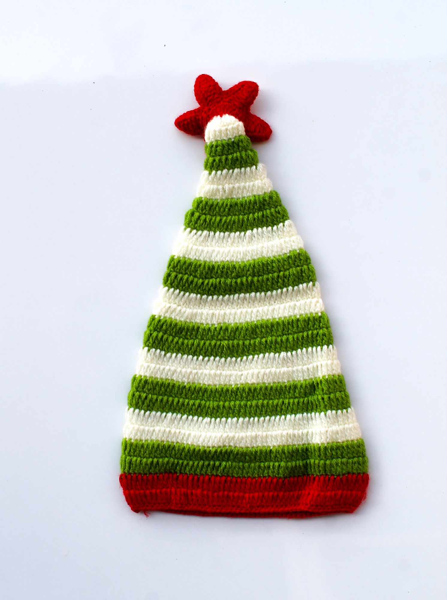Star Striped Woolen Cap