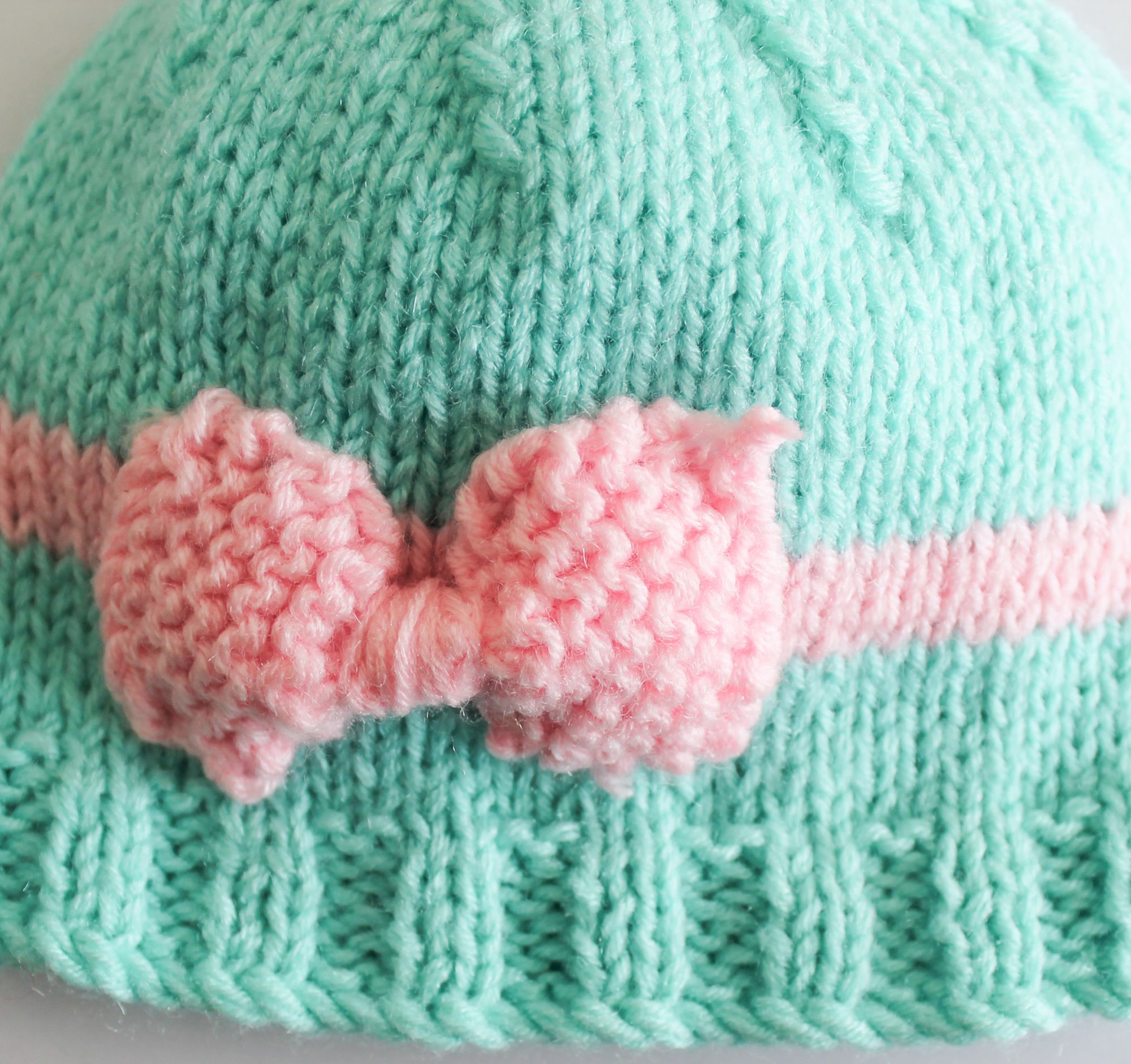 Woonie Handmade Bow Design Cap - Green