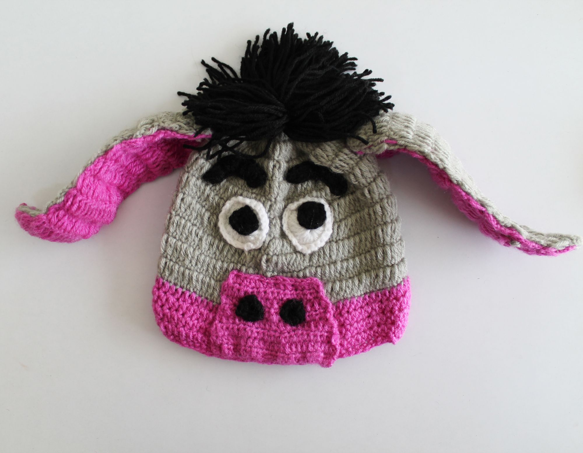 Woonie Handmade Animal Design Cap - Grey