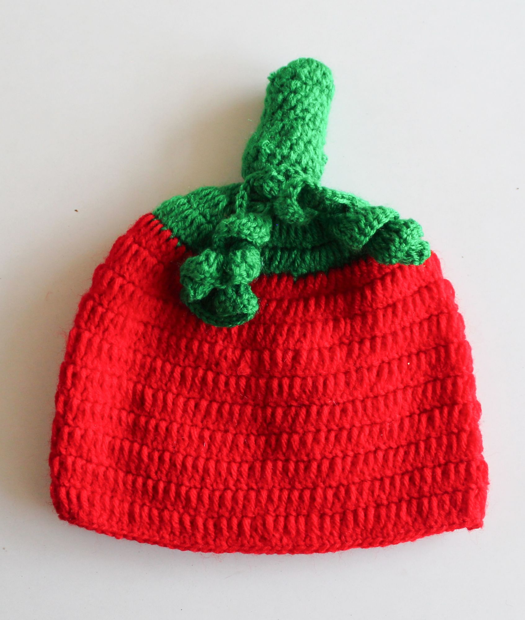 Woonie Handmade Vegetable Design Cap-Red