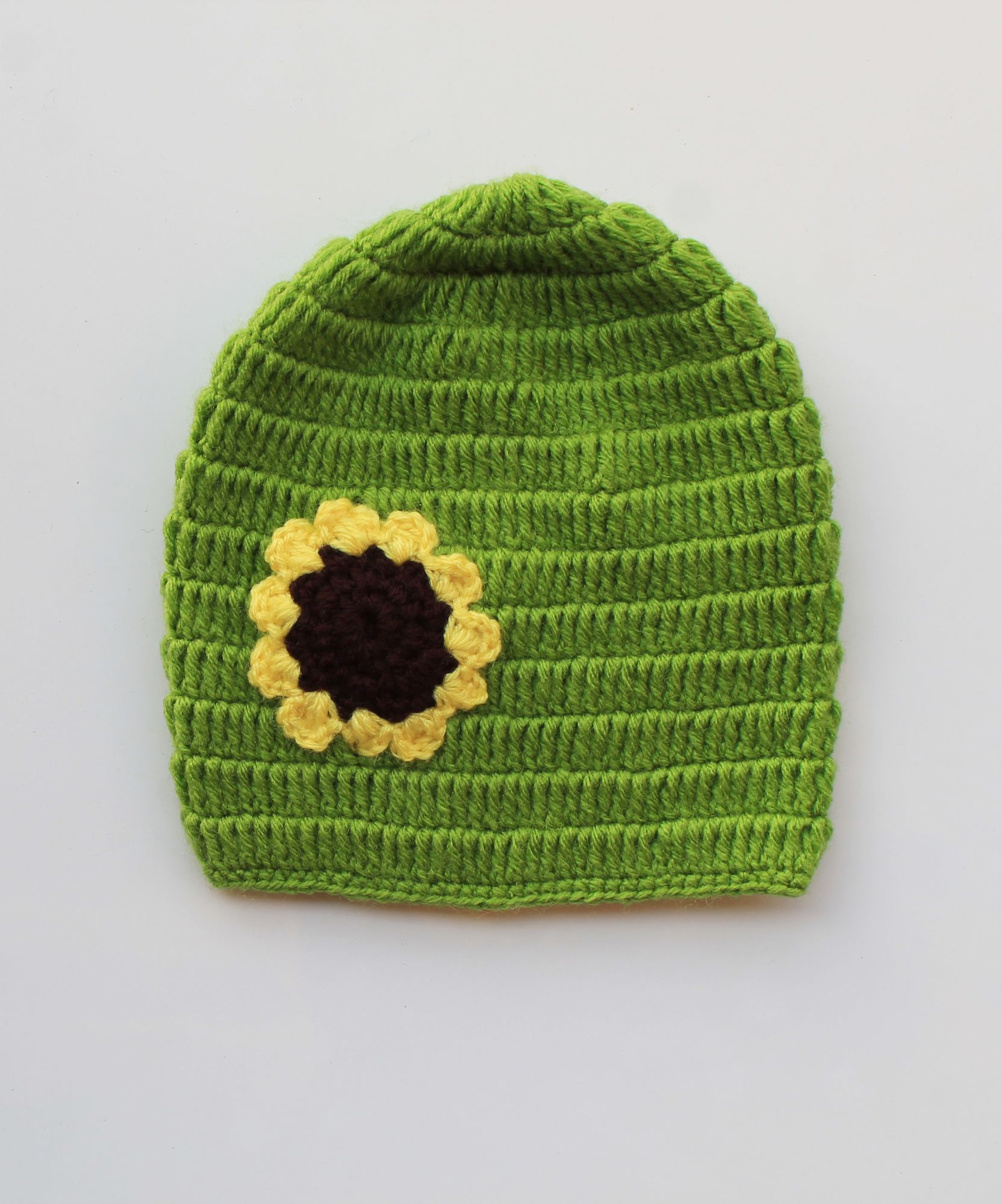 Sunflower Green Cap