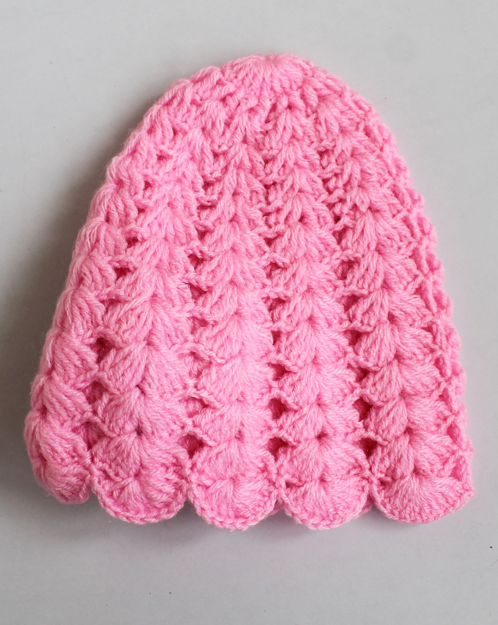 Woonie Handmade Floral Design Cap - Pink