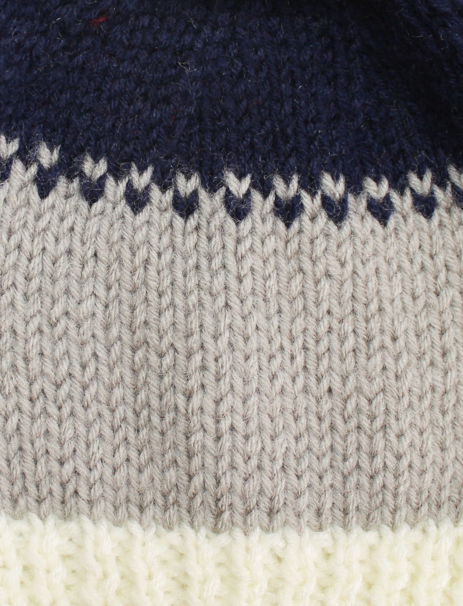 Woonie Colour Block Pattern Cap - Grey