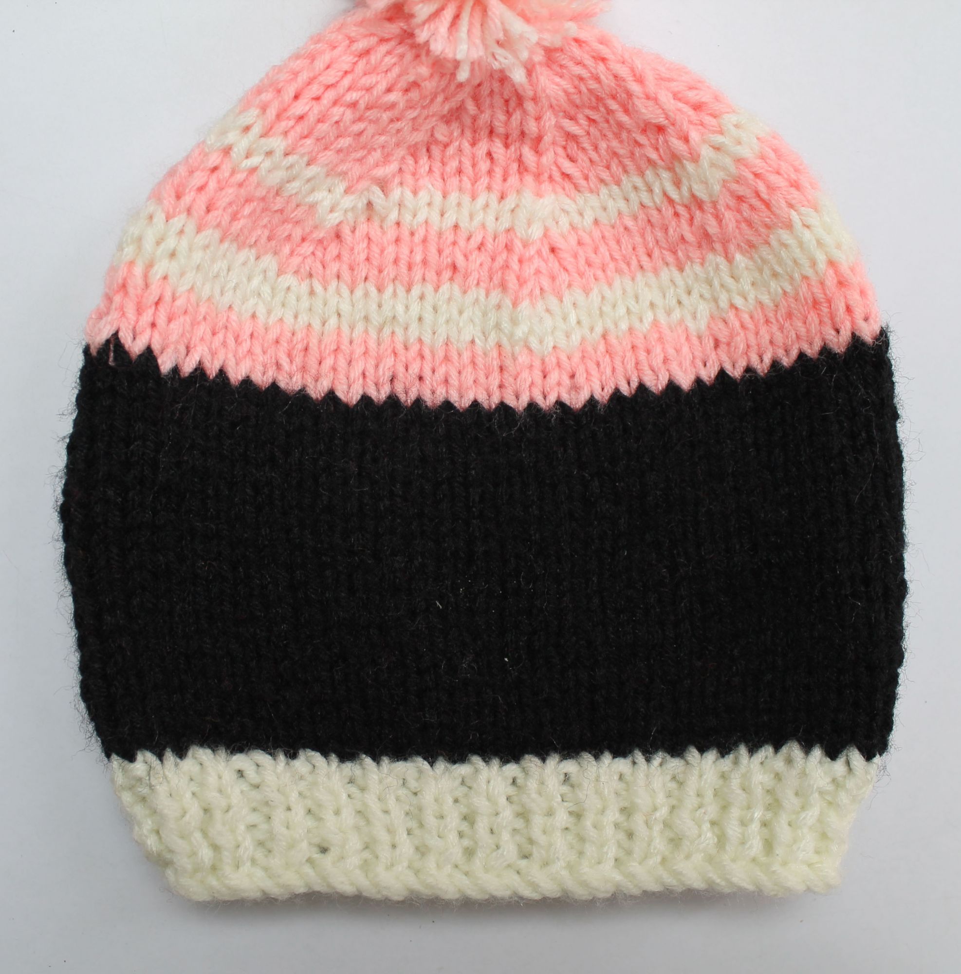 Woonie Cute Penguin Handmade Cap - Pink