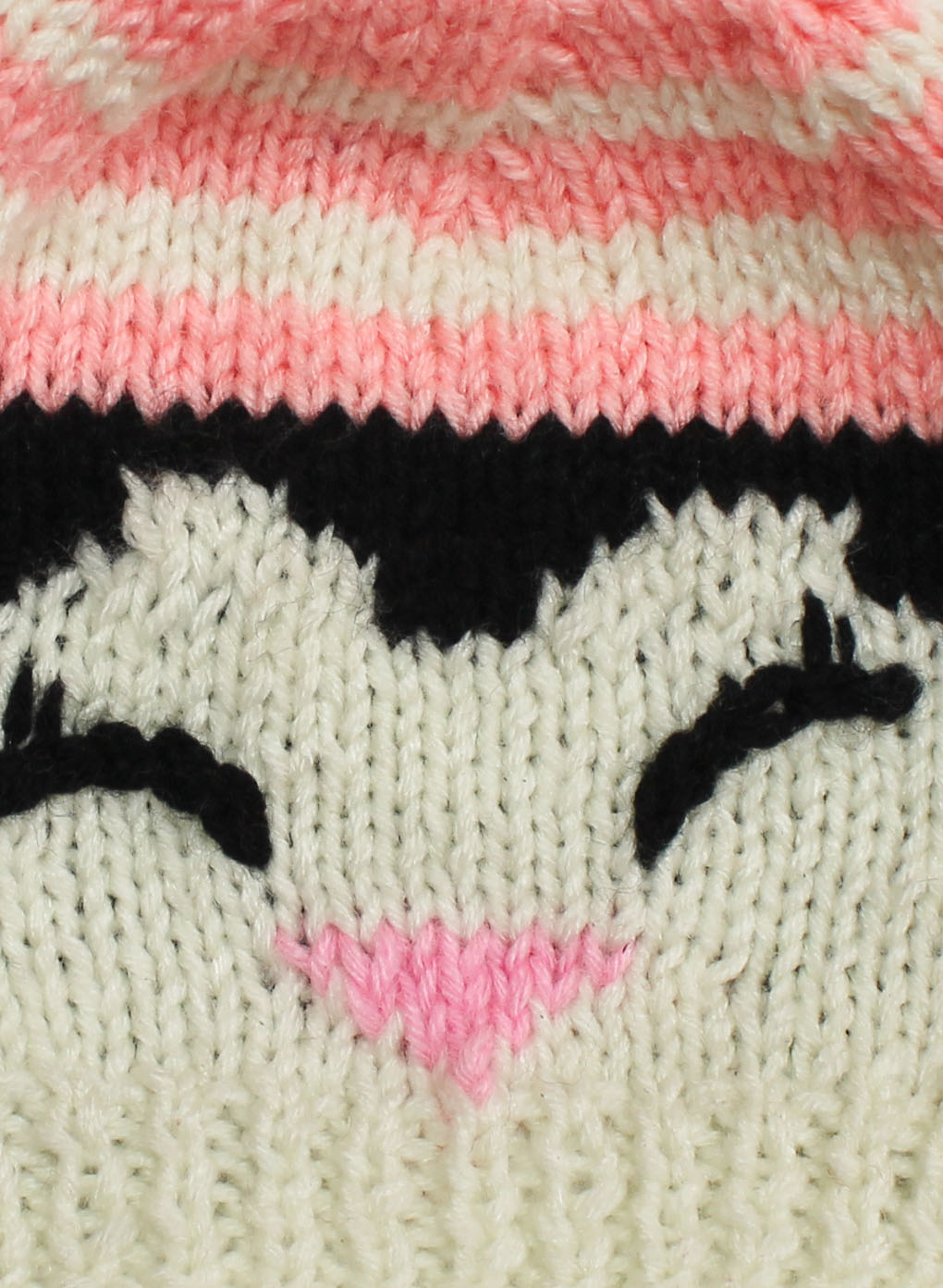 Woonie Cute Penguin Handmade Cap - Pink