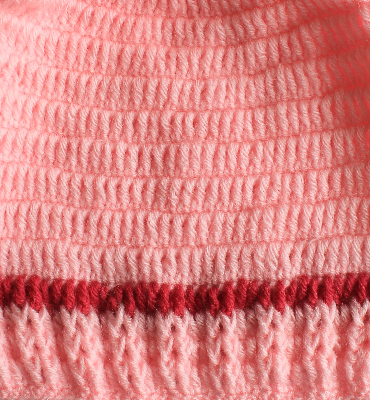 Woonie Handmade Knitted Cap - Pink