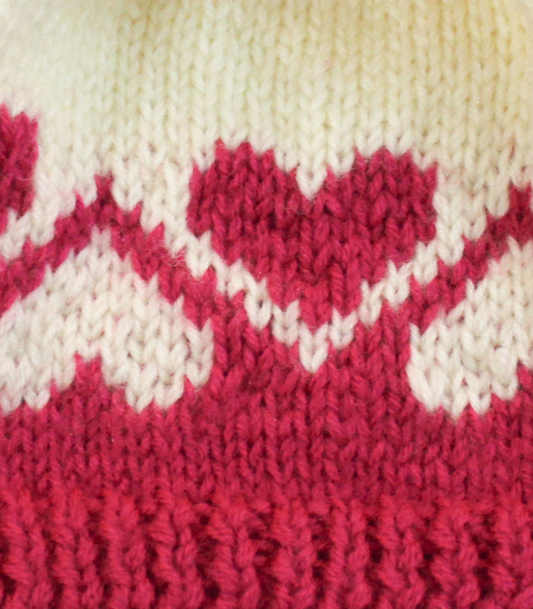 Woonie Handmade Heart Design Cap-Pink