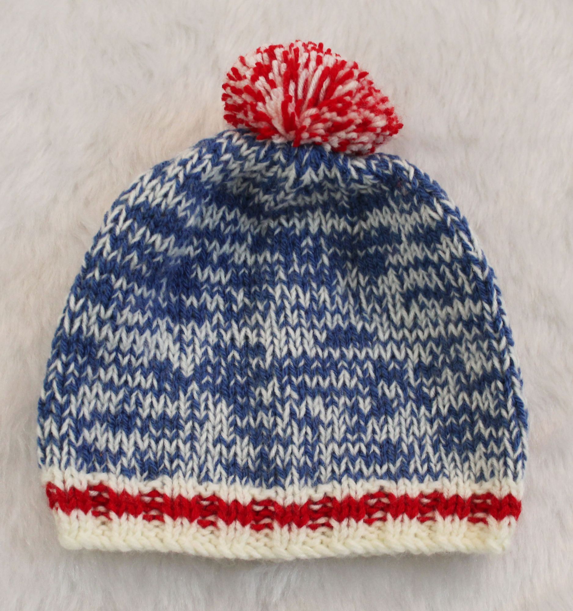 Woonie Handmade Shaded Cap-Blue