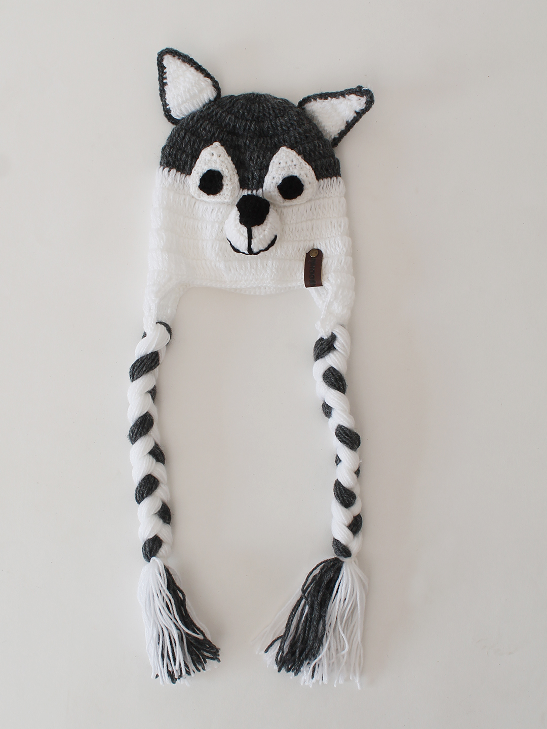 Woonie Handmade Dog Cap - White