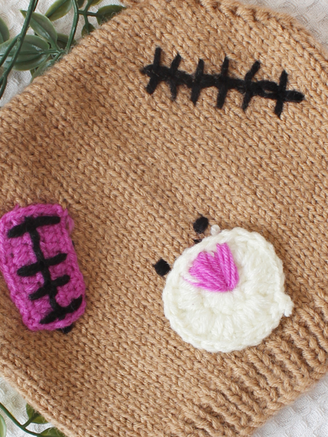 Woonie Handmade Teddy Cap - Brown