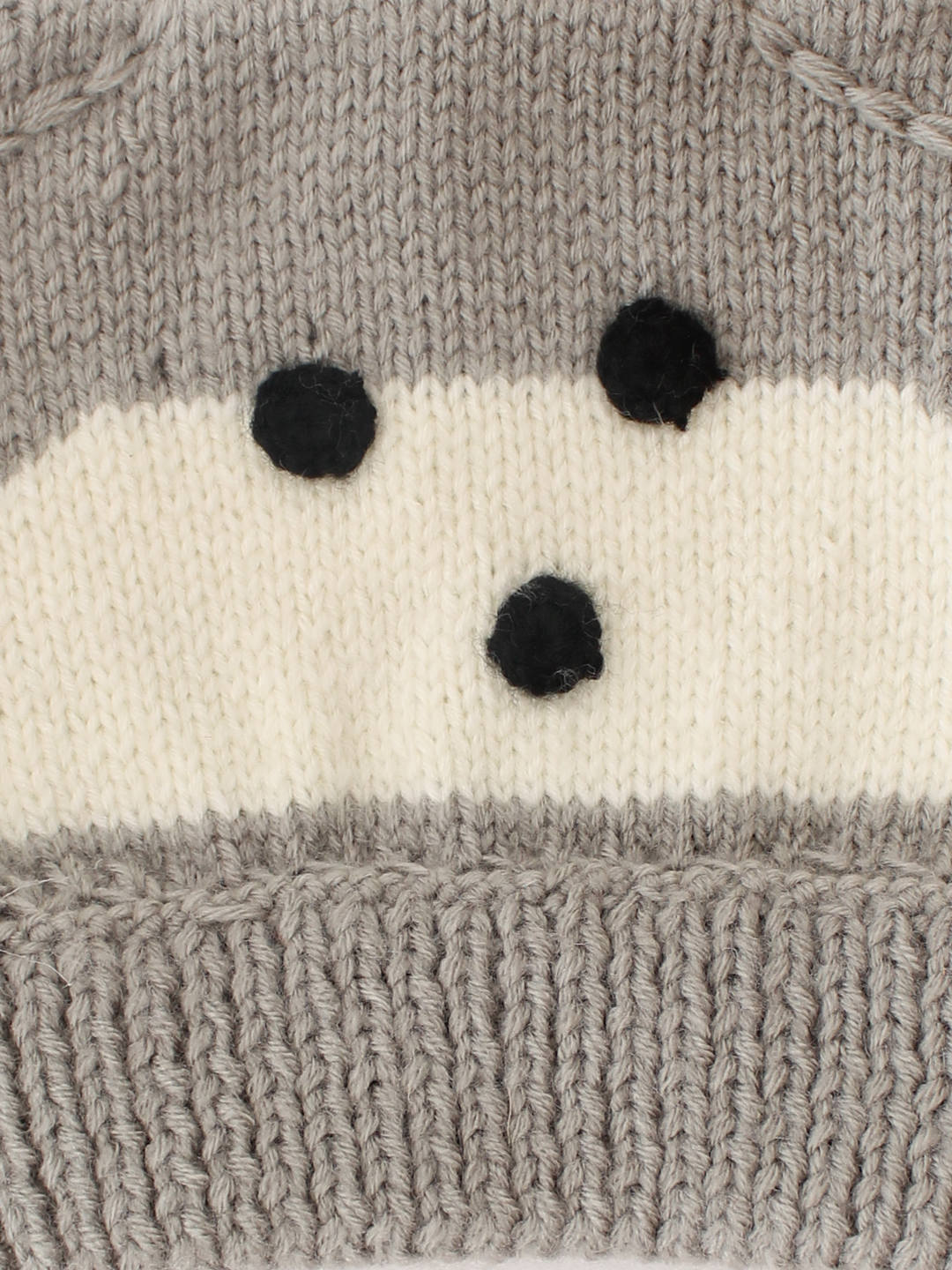 Woonie Handmade Bear Cap - Grey