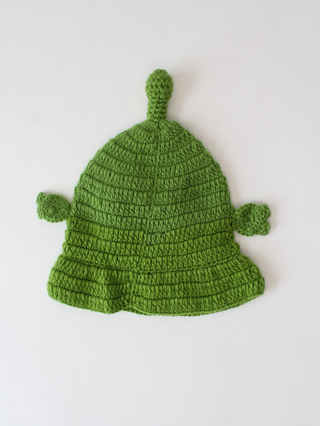 Woonie Crochet Devil Cap - Green