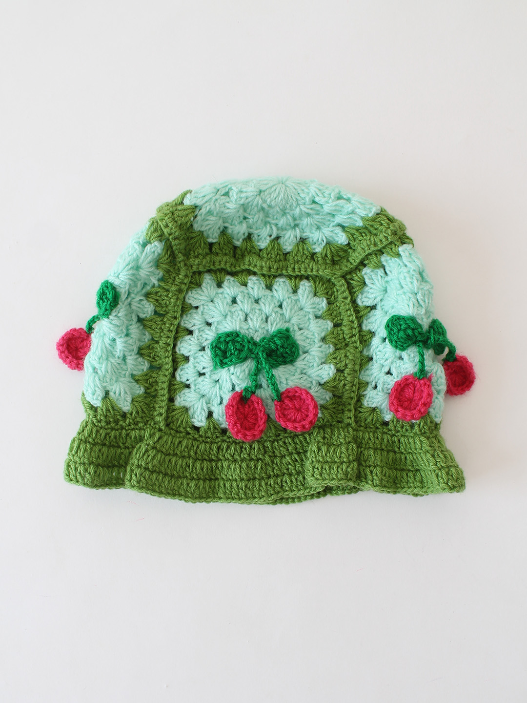 Woonie Crochet Devil Cap - Red