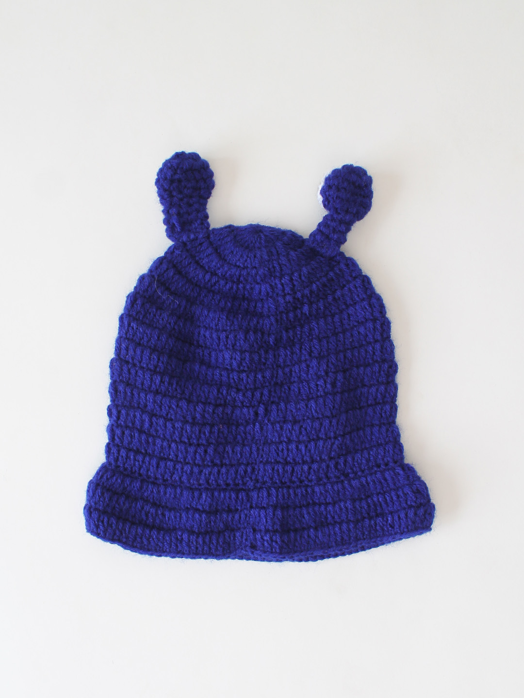 Woonie Crochet Devil Cap - Blue