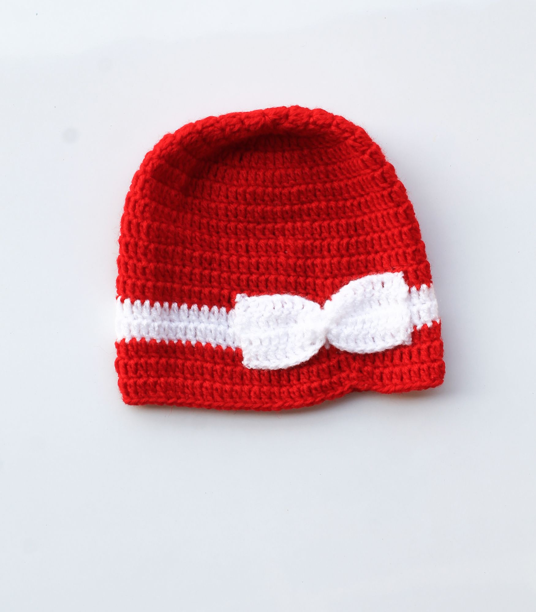 White Bow Cap