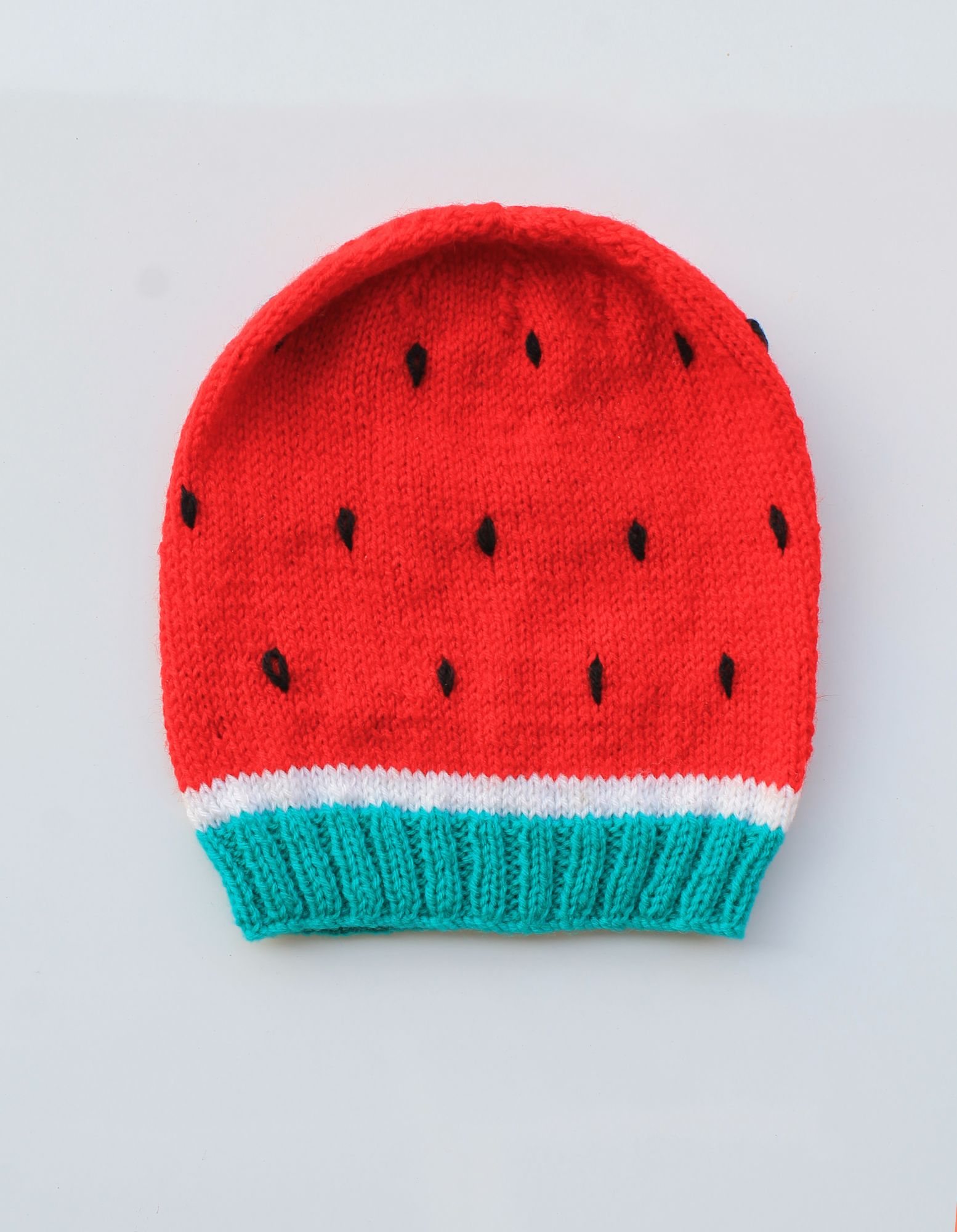 Woonie Handmade Knitted Watermelon Cap