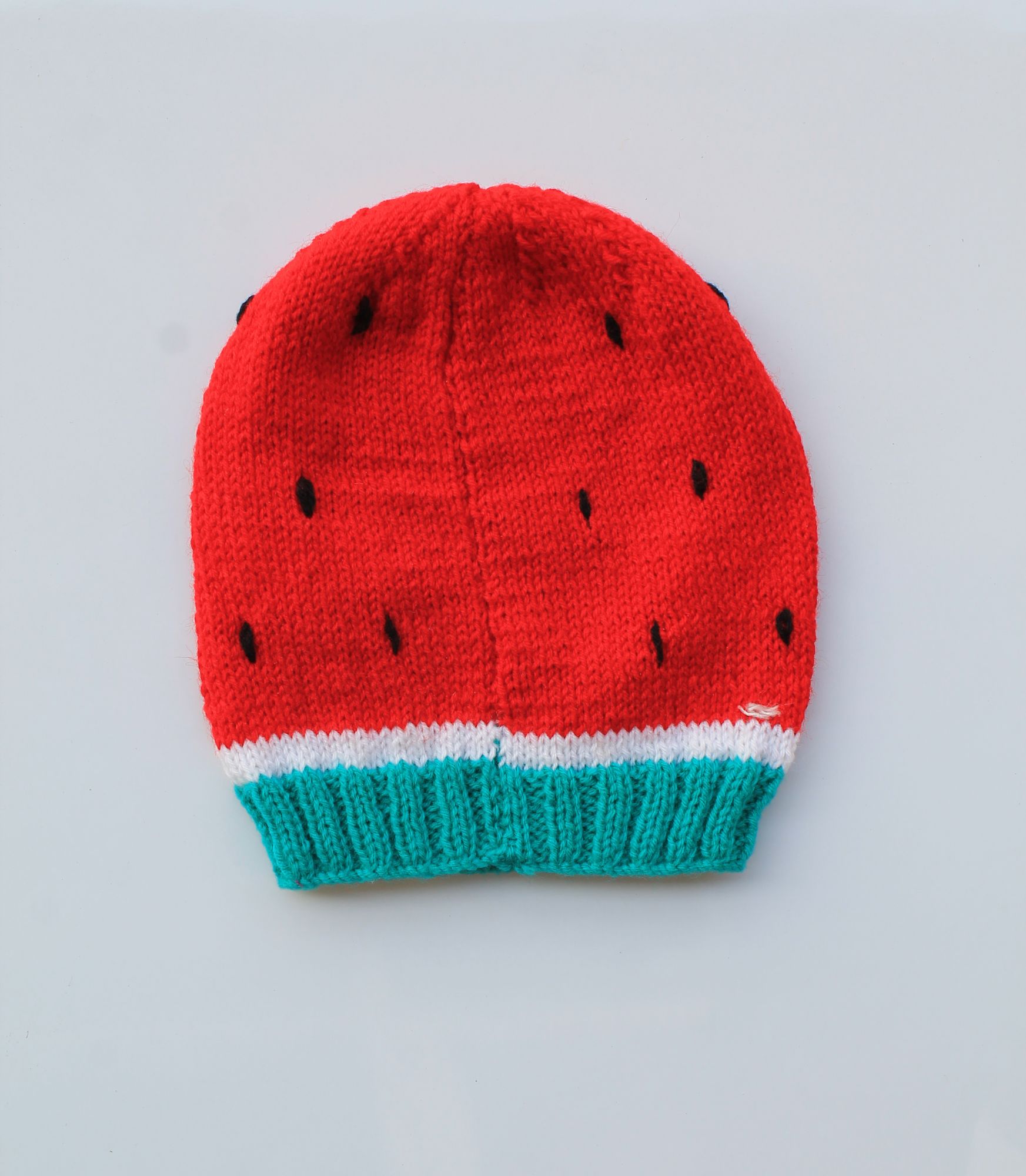 Woonie Handmade Knitted Watermelon Cap